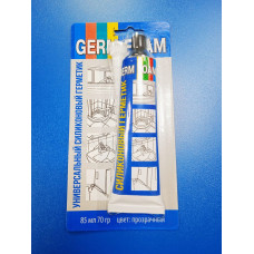 Герметик силиконовый универсальный 70г (прозрачный) "Germ Foam"