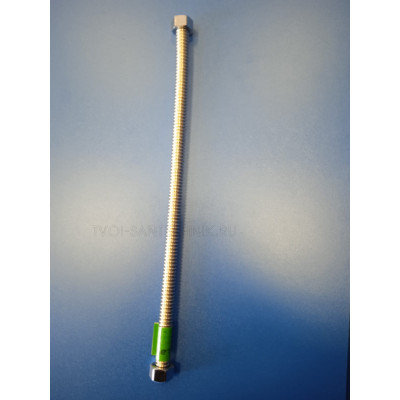 Гибкая подводка нерж. 40см 1/2" Гайка/Гайка Lavita