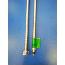 Гибкая подводка нерж. 50см 1/2"×М10 Гайка/Штуцер (2шт) Lavita