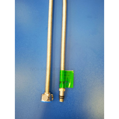 Гибкая подводка нерж. 50см 1/2"×М10 Гайка/Штуцер (2шт) Lavita