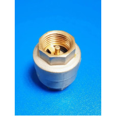 Клапан обратный 1/2" вр-вр (латунный золотник) LD