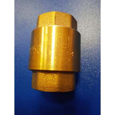 Клапан обратный 1/2" вр-вр (латунный золотник) СТМ