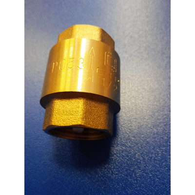 Клапан обратный 1/2" вр-вр (пластиковый золотник) СТМ