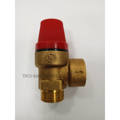 Клапан предохранительный 1/2", 6bar (СТМ)