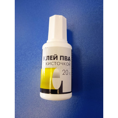 Клей ПВА "Гамма" (с кисточкой) 20г