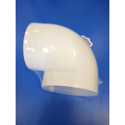 Колено круглое D125 90град.