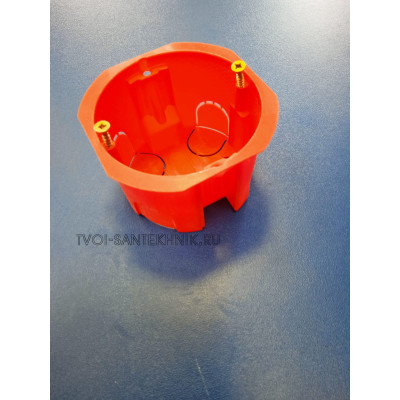 Коробка установочная СП D65х45мм IP20 (красная)