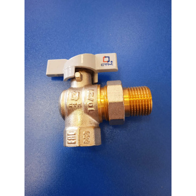 Кран-американка 1/2" (СТМ) угловой