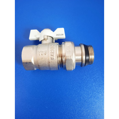 Кран-американка 3/4" (V&G) белая баб.