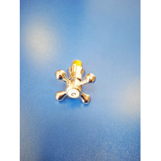 Кран-букса 1/2" + маховик-крест (металл) AquaKratos