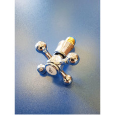 Кран-букса 1/2" + маховик-крест (металл) Ledeme LH08