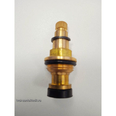 Кран-букса 3/8" 20шлицов (запорный элемент: резина) 