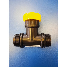 Кран пластик 3/4" нр-нр Кран пластик 3/4" нр-нр