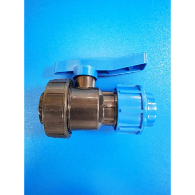 Кран ПНД 25-3/4"вр (разъемный) Кран ПНД 25-3/4"вр (разъемный)
