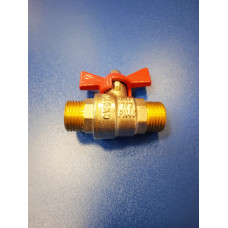 Кран шар. 1/2" нр/нр бабочка (Valtec)