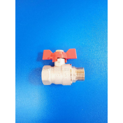 Кран шар. 1/2" нр-вр бабочка (V&G) Кран шар. 1/2" нр-вр бабочка (V&G)