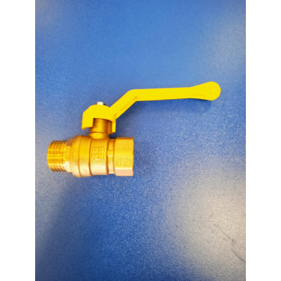 Кран шар. 1/2" нр-вр рычаг (Оптима) для газа Кран шар. 1/2" нр-вр рычаг (Оптима) для газа