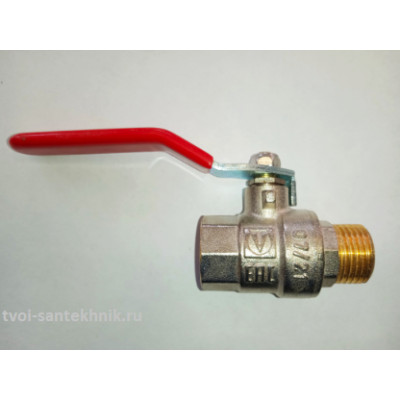 Кран шар. 1/2" вр/нр рычаг (Valtec)