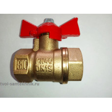 Кран шар. 1/2" вр-вр бабочка (Галлоп) Кран шар. 1/2" вр-вр бабочка (Галлоп)