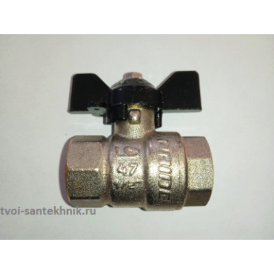 Кран шар. 1/2" вр/вр бабочка (LD Pride)
