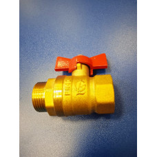 Кран шар. 3/4" нр-вр бабочка (Галлоп)