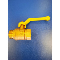 Кран шар. 3/4" нр-вр рычаг (Оптима) для газа Кран шар. 3/4" нр-вр рычаг (Оптима) для газа