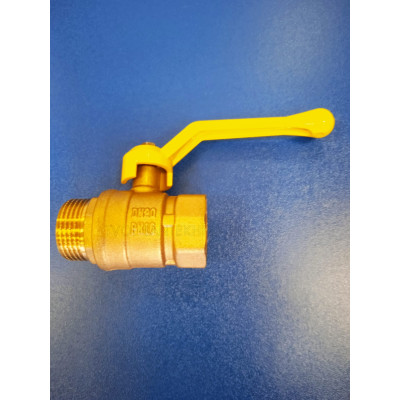 Кран шар. 3/4" нр-вр рычаг (Оптима) для газа Кран шар. 3/4" нр-вр рычаг (Оптима) для газа