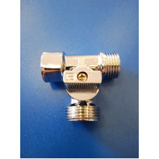 Кран шар.проходной 3/4"-1/2"-1/2" (Mullequesto)