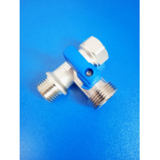 Кран шар.проходной 3/4"-1/2"-1/2" (СТМ)