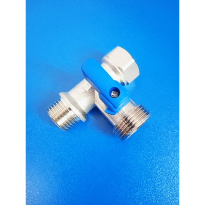 Кран шар.проходной 3/4"-1/2"-1/2" (СТМ)