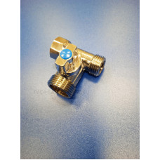 Кран шар.проходной 3/4"-1/2"-1/2" (Valtec) Кран шар.проходной 3/4"-1/2"-1/2" (Valtec)