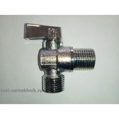 Кран шар.угловой 1/2"-1/2" (Fresso) 