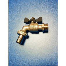 Кран шар. водоразборный 1/2" (Aqualink) бабочка Кран шар. водоразборный 1/2" (Aqualink) бабочка