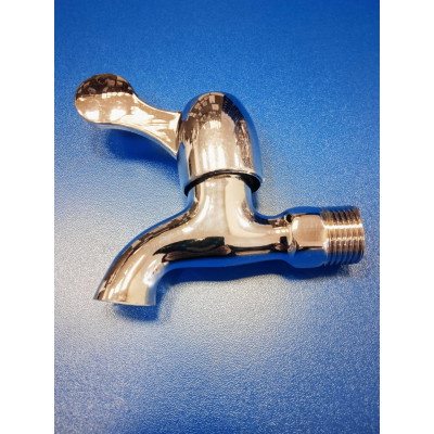 Кран шар. водоразборный 1/2" (цинк) флажок