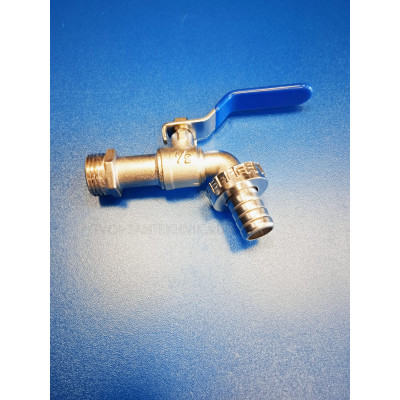 Кран шар. водоразборный 1/2" (силумин) Кран шар. водоразборный 1/2" (силумин)