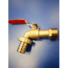 Кран шар. водоразборный 3/4" V&G (латунь)
