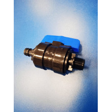 Кран шаровой ПЭ 1/2"нр-адаптер (под быстросъем)