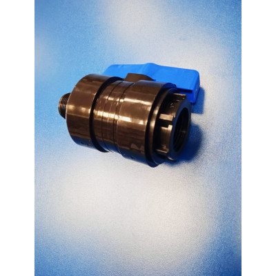 Кран шаровой ПЭ 3/4*1" вр/нр
