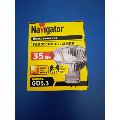 Лампа галогенная 35Вт GU5.3 Navigator