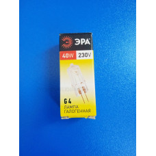 Лампа галогенная 40Вт G4 (прозрачн.) ЭРА