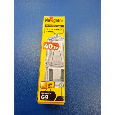 Лампа галогенная 40Вт G9 (прозрачн.) Navigator