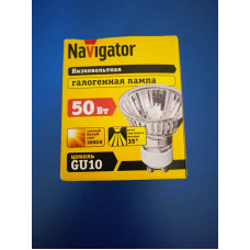 Лампа галогенная 50Вт GU10 Navigator Лампа галогенная 50Вт GU10 Navigator