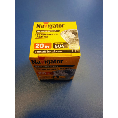 Лампа галогенная MR11 20Вт GU4 12В Navigator
