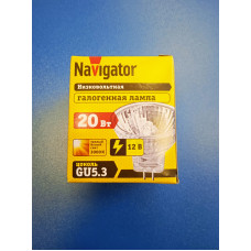 Лампа галогенная MR16 20Вт GU5.3 12В Navigator