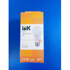 Лампа LED 13Вт 3000К Е27 (IEK) -шар А60 Лампа LED 13Вт 3000К Е27 (IEK) -шар А60