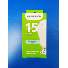 Лампа LED 15Вт 6500К Е27 (IEK Generica) -шар А60