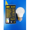 Лампа LED 3Вт 3000К Е27 (IEK) -шар G45
