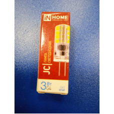 Лампа LED 3Вт 6500К G4 12В (InHome)