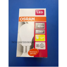 Лампа LED 5,5Вт 2700К Е27 (Osram) - шар Лампа LED 5,5Вт 2700К Е27 (Osram) - шар