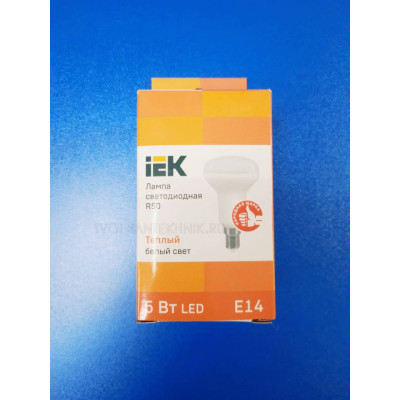 Лампа LED 5Вт 3000К Е14 (IEK) -грибок R50